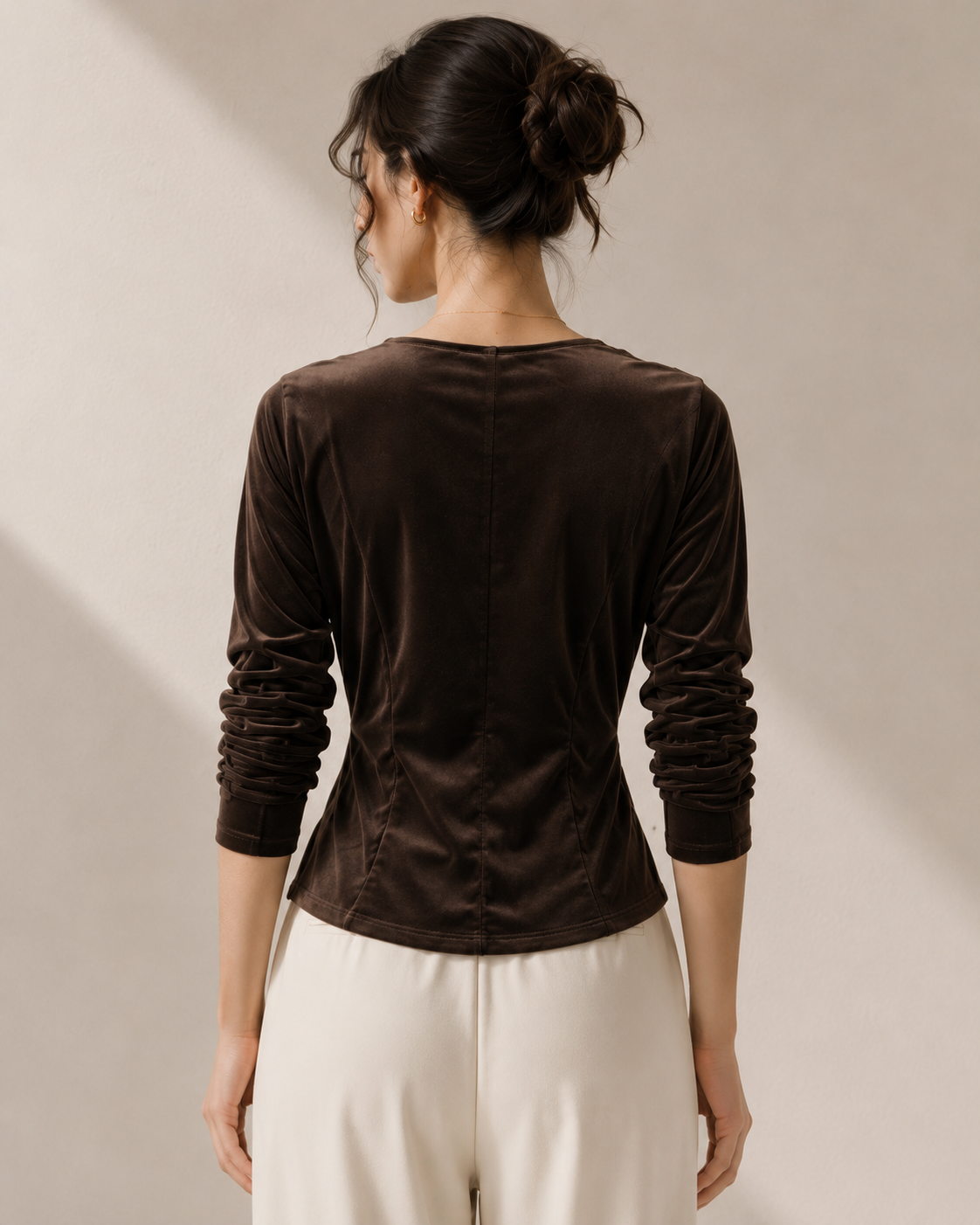 Velvet Drape Top 授乳対応